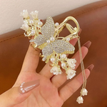 Elegance Bloom Butterfly Hair Claw Clip