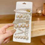 Pearl Elegance Hair Clip Set