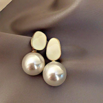 Ivory Glow Pearl Drop Earrings