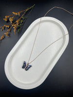 Celestial Flutter – Galaxy Butterfly Pendant Necklace