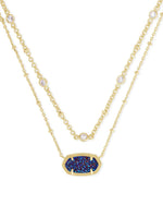 Elisa Gold Multi Strand Necklace