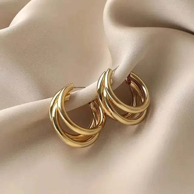 Luxe Orbit Double Hoop Earrings