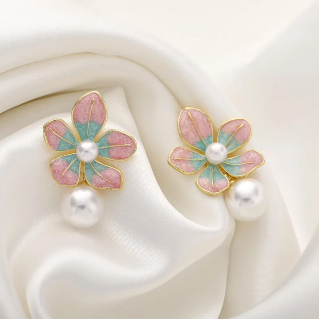 Blossom Pearl Pastel Earrings