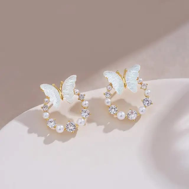 Enchanted Butterfly Hoop Earrings.
