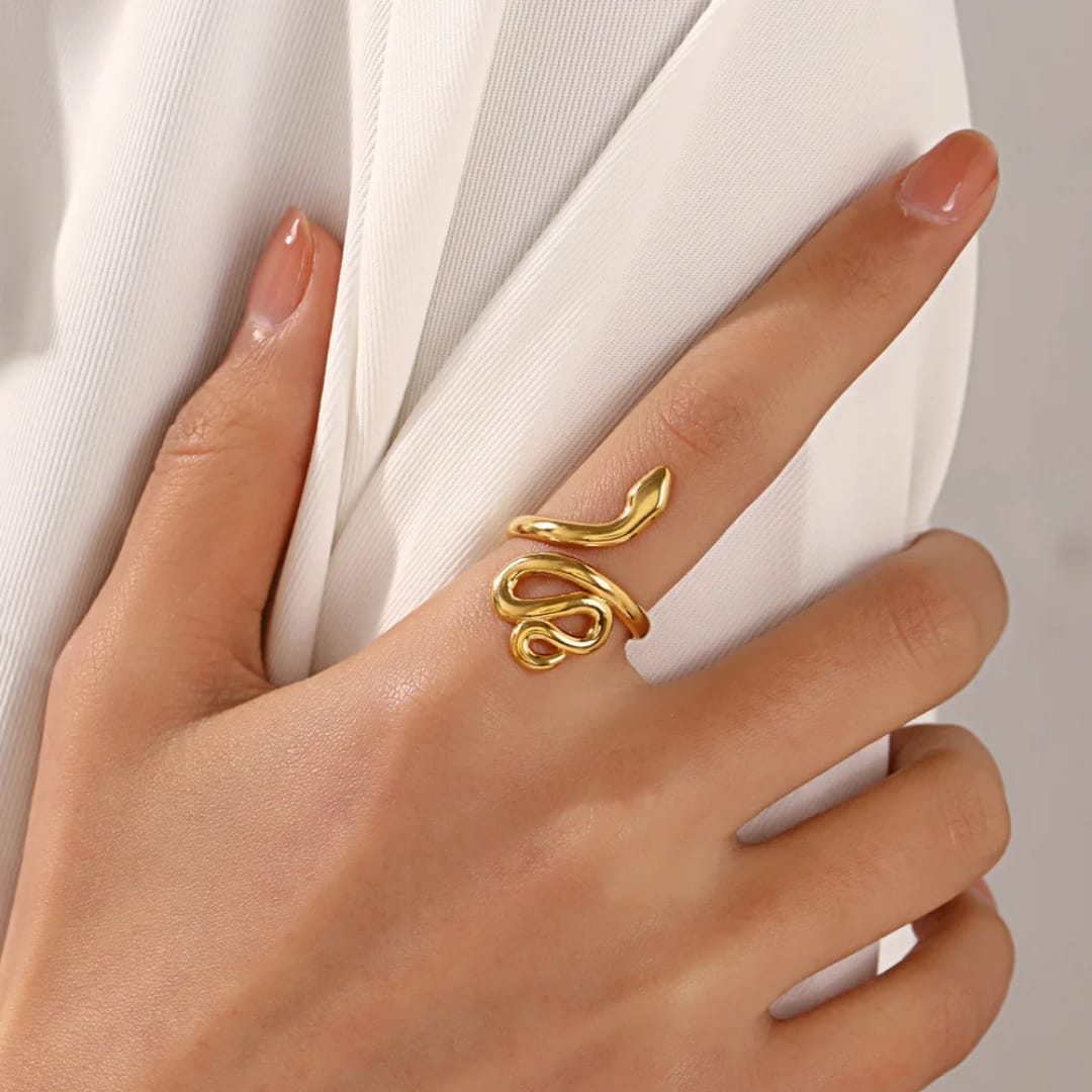 Serpent Luxe Adjustable Ring