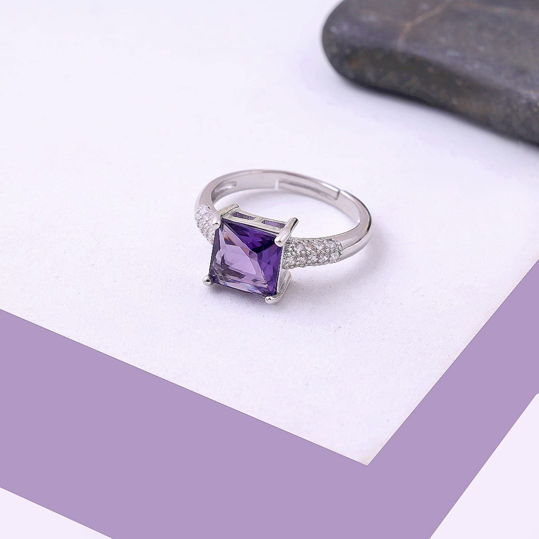 Royal Amethyst Radiance Ring
