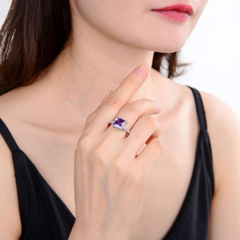 Royal Amethyst Radiance Ring
