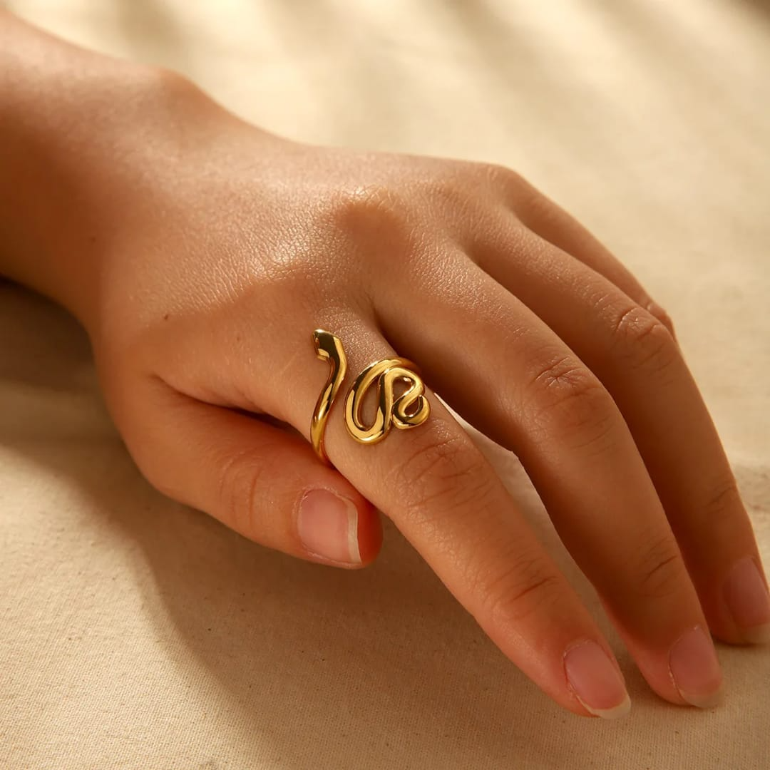 Serpent Luxe Adjustable Ring