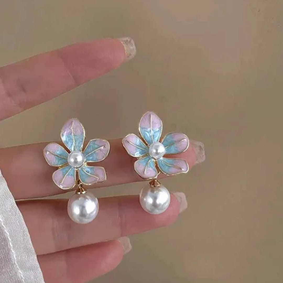 Blossom Pearl Pastel Earrings