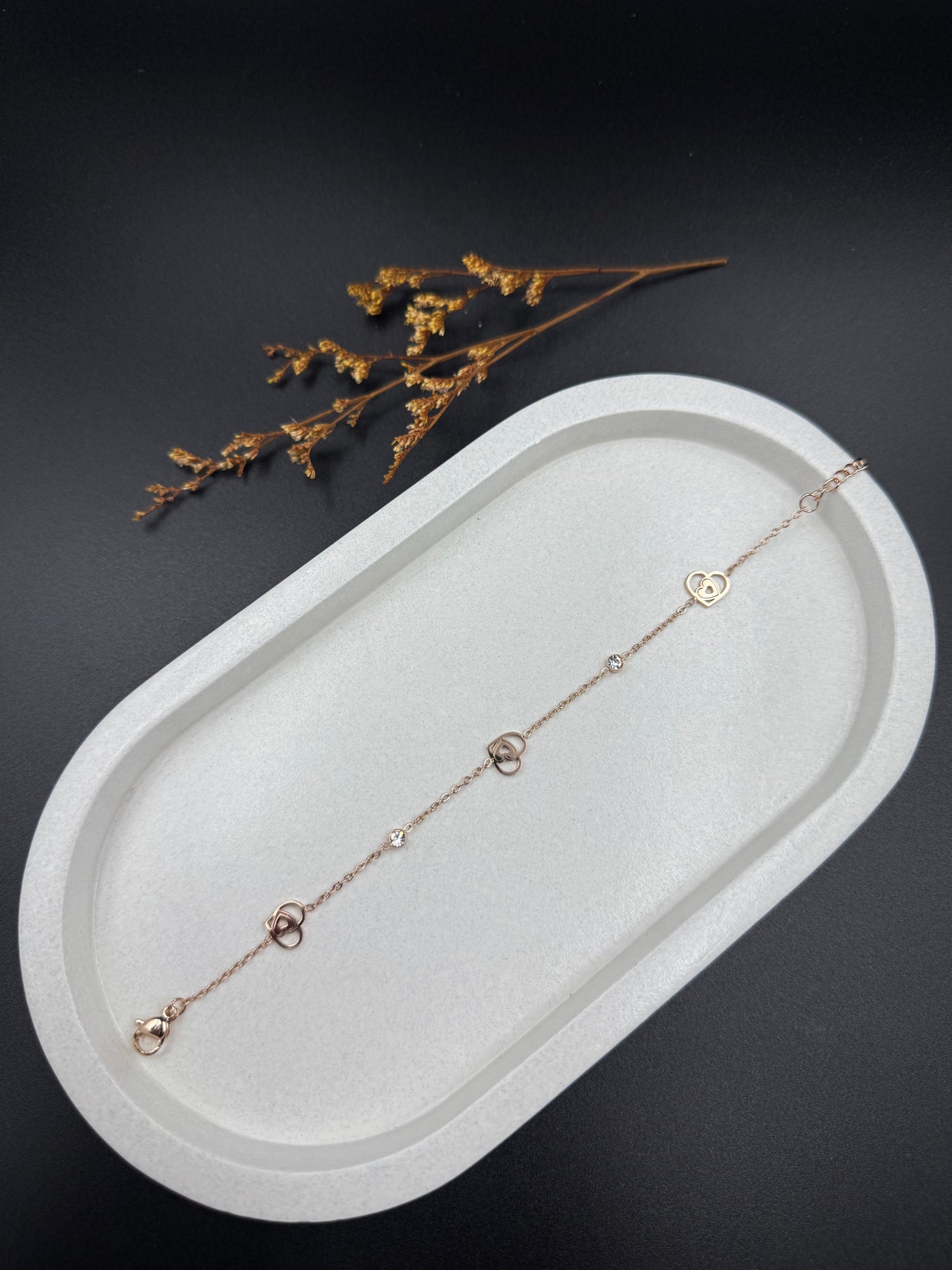 Celeste Knot Heart Bracelet