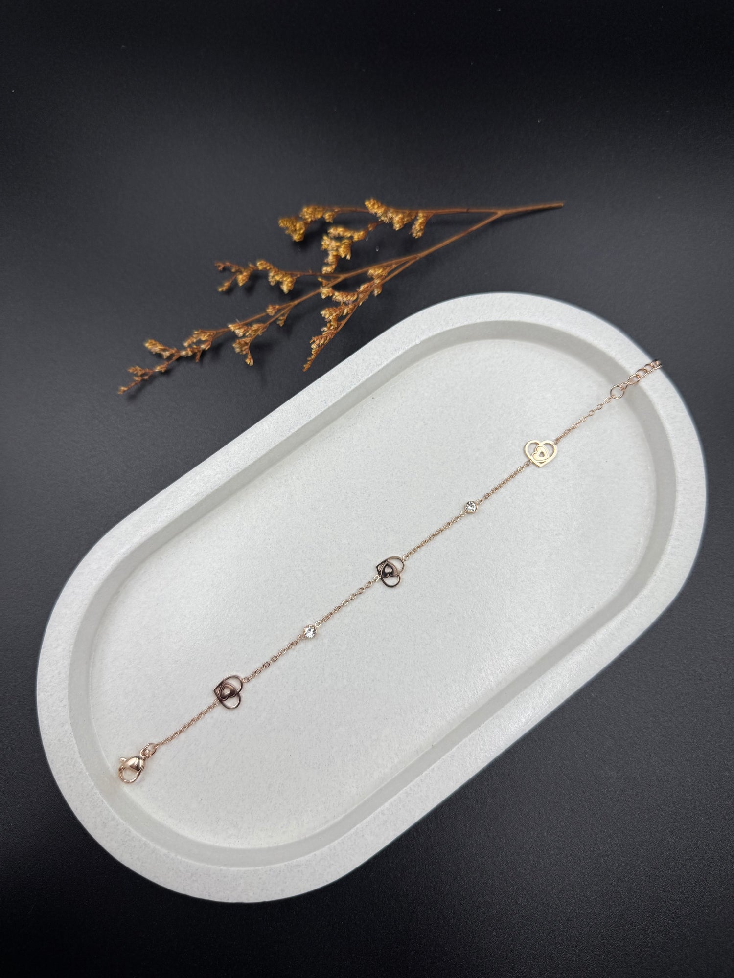 Celeste Knot Heart Bracelet