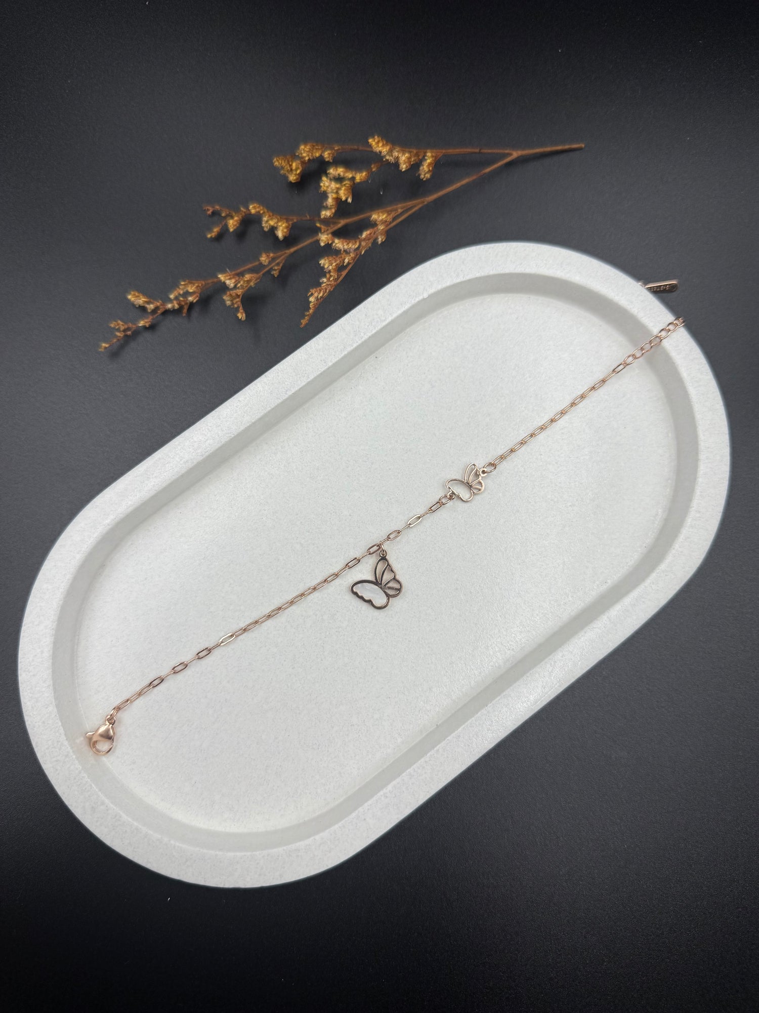 Luna Flutter Minimal Butterfly Bracelet