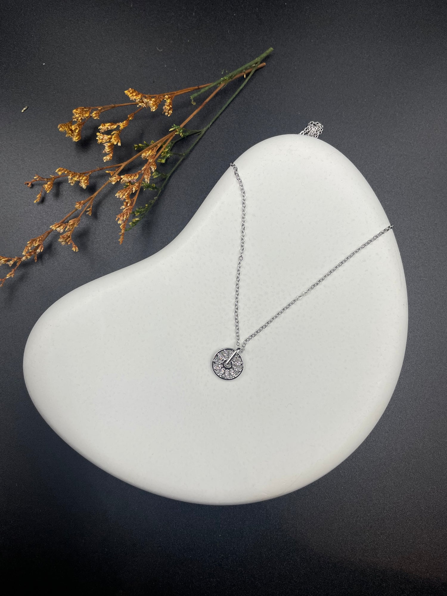 Celestial Radiant Medallion Necklace