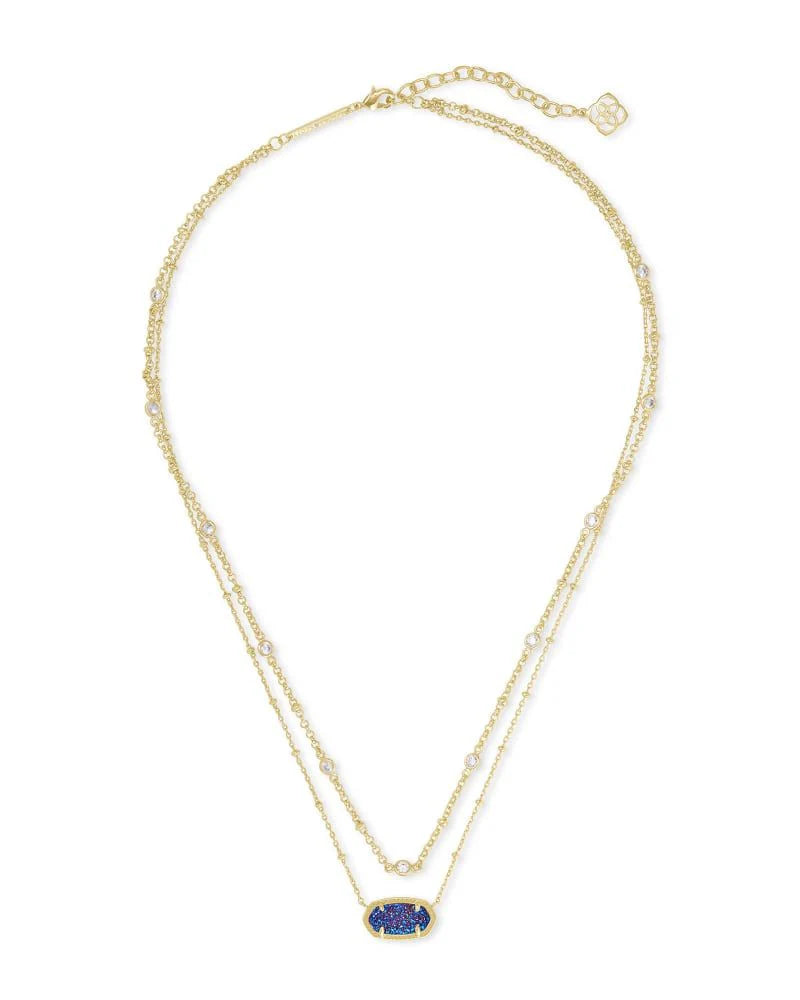 Elisa Gold Multi Strand Necklace